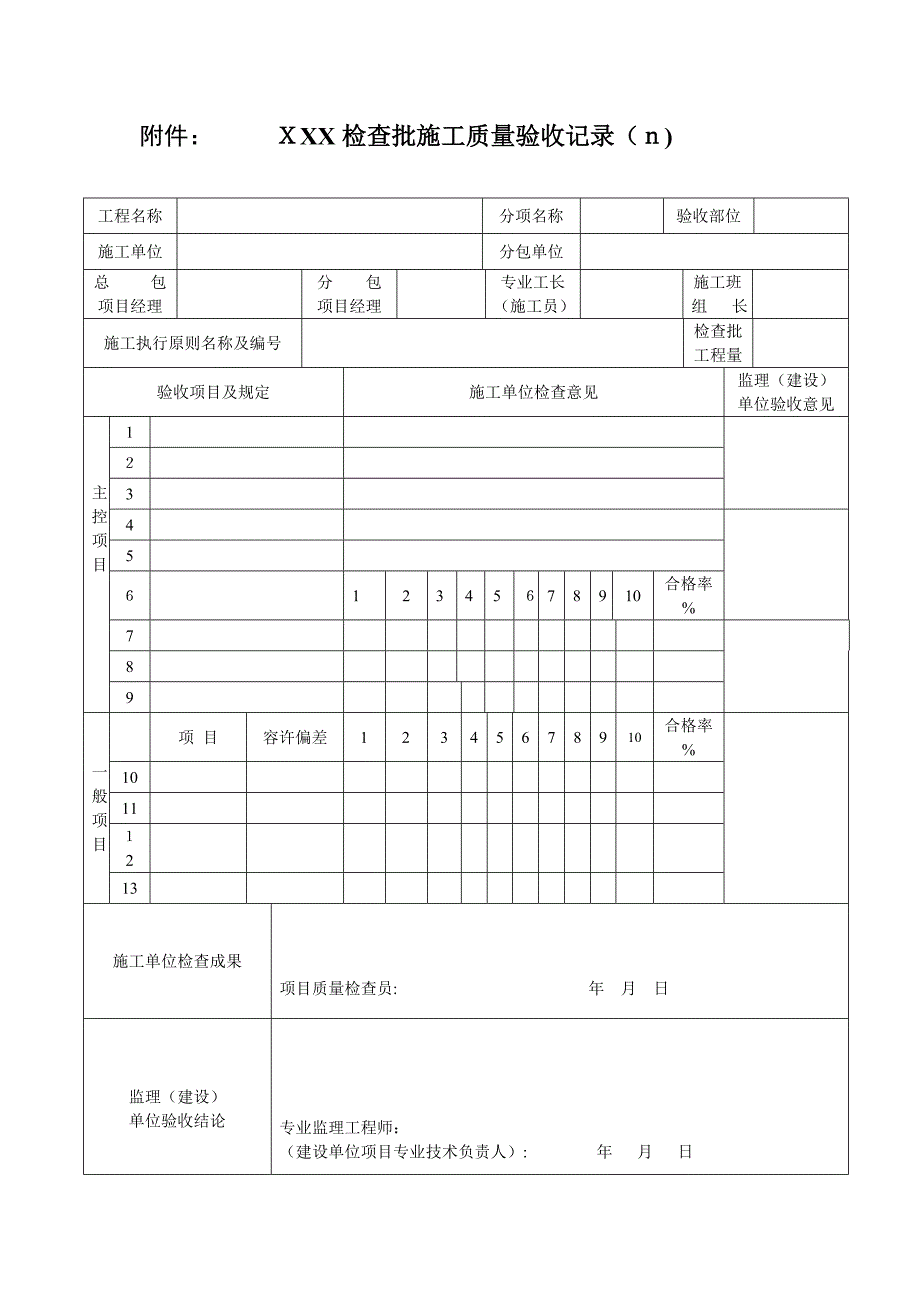 最新表格CJJ1-2008-道路验收表格_第1页