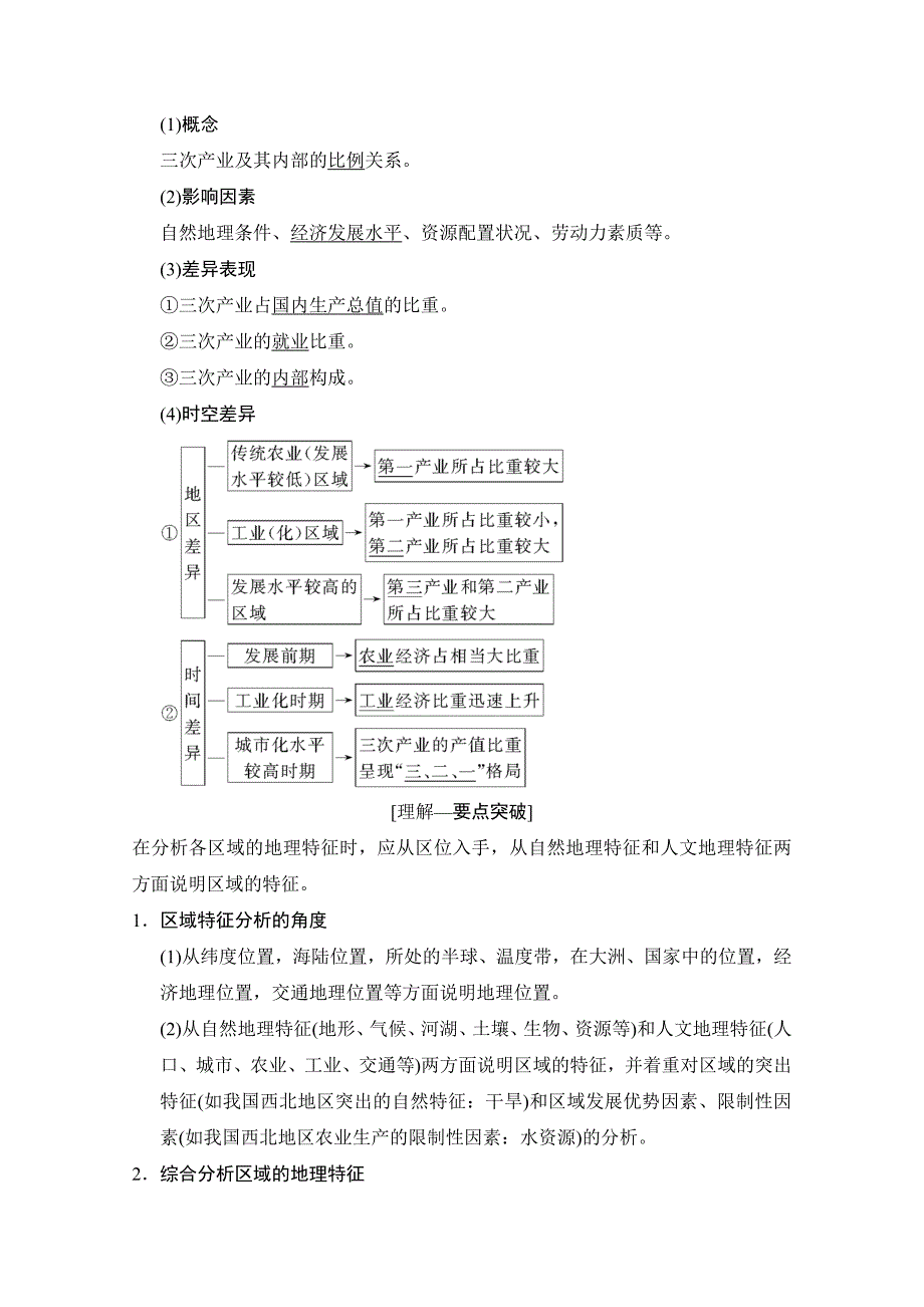 【湘教版】高三一轮讲练：第26讲区域的基本含义和区域发展阶段含答案_第2页