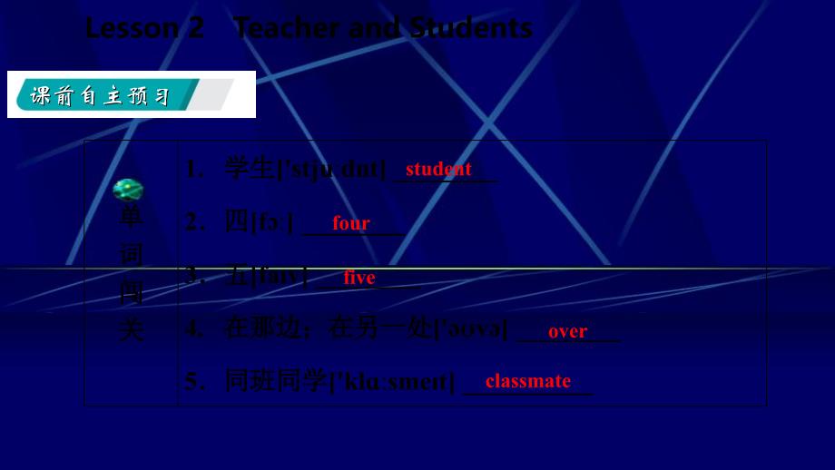 七年级英语上册Unit1SchoolandFriendsLesson2TeacherandStudents导学课件新版冀教版_第3页