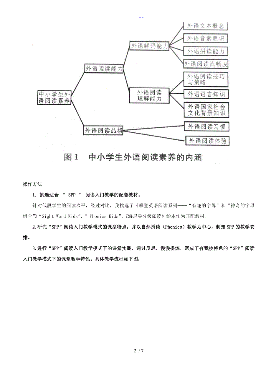 SPP阅读入门教学模式的英语课堂_第2页