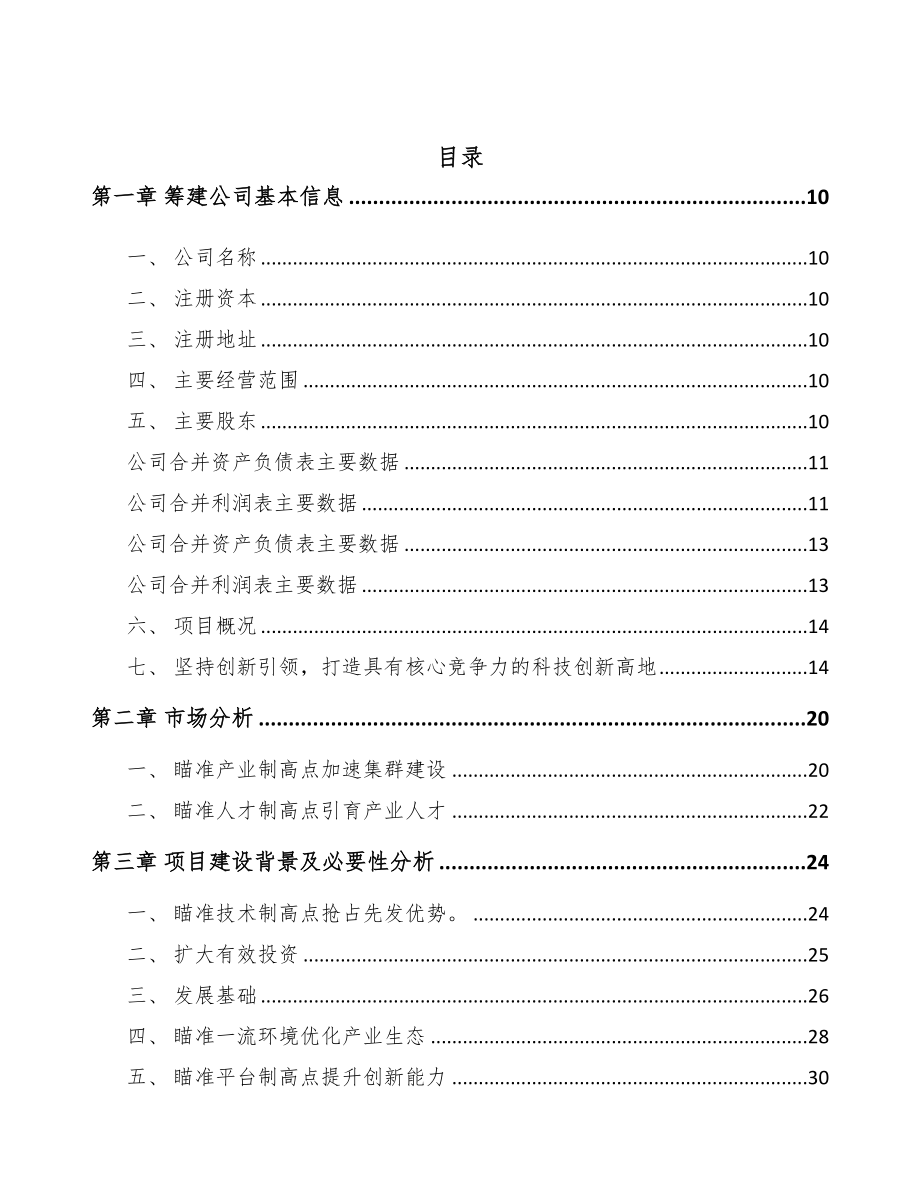 湖南关于成立神经形态芯片公司可行性研究报告(DOC 89页)_第2页