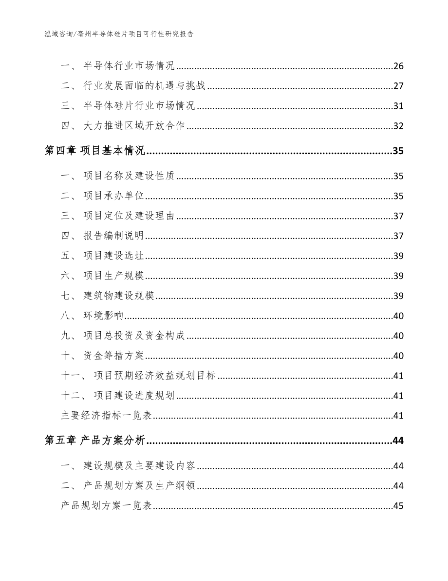 亳州半导体硅片项目可行性研究报告（模板）_第3页