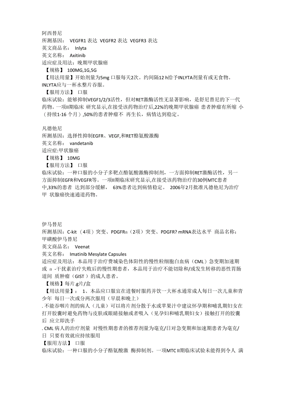 甲状腺癌靶向药物及基因检测意义_第2页