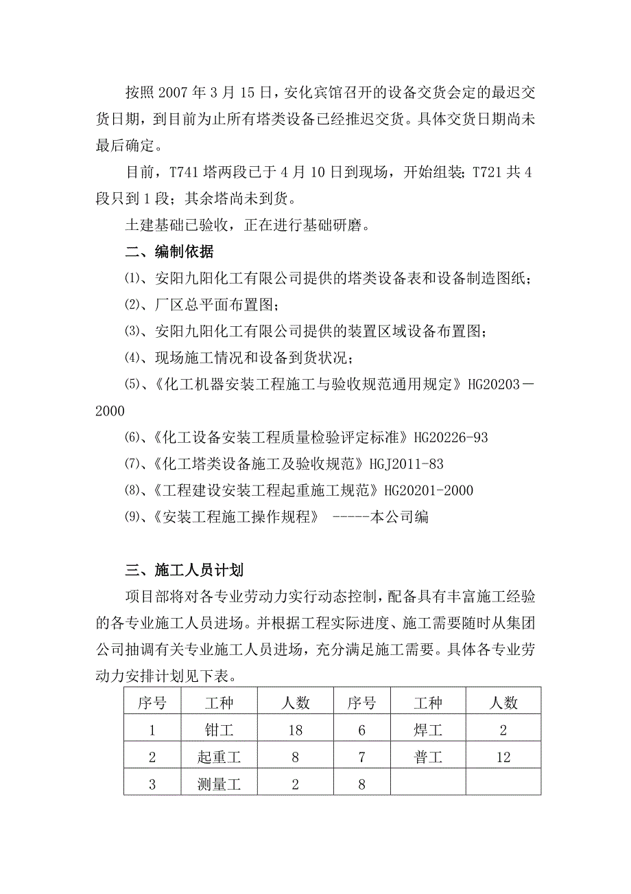 塔类设备安装施工方案_第4页