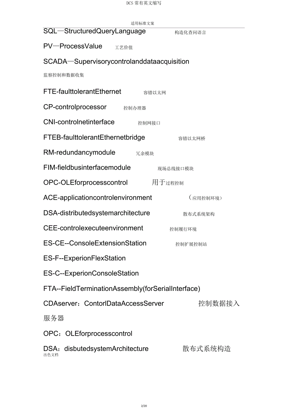 DCS常见英文缩写.doc_第2页