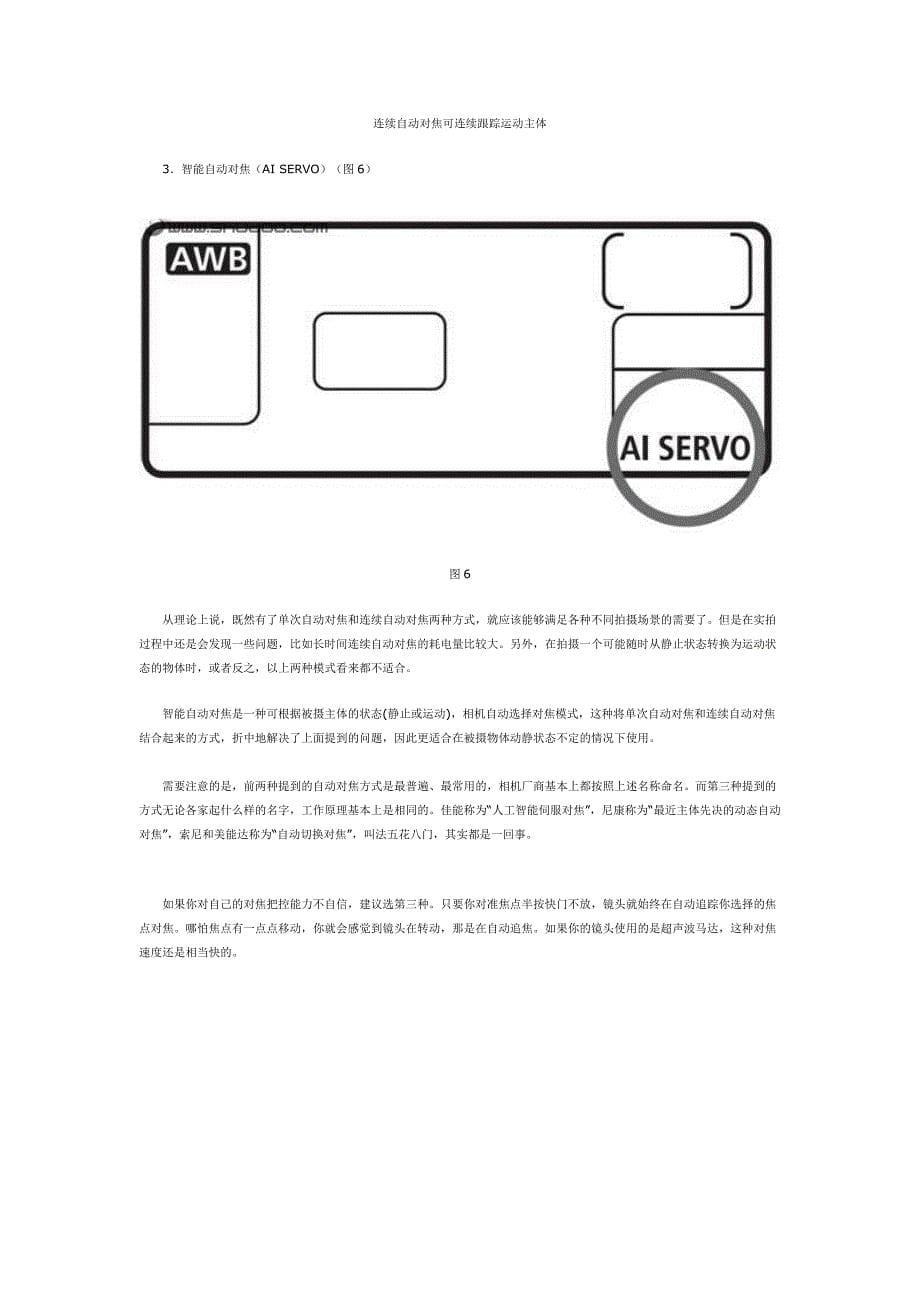 数码单反相机的对焦模式讲解_第5页