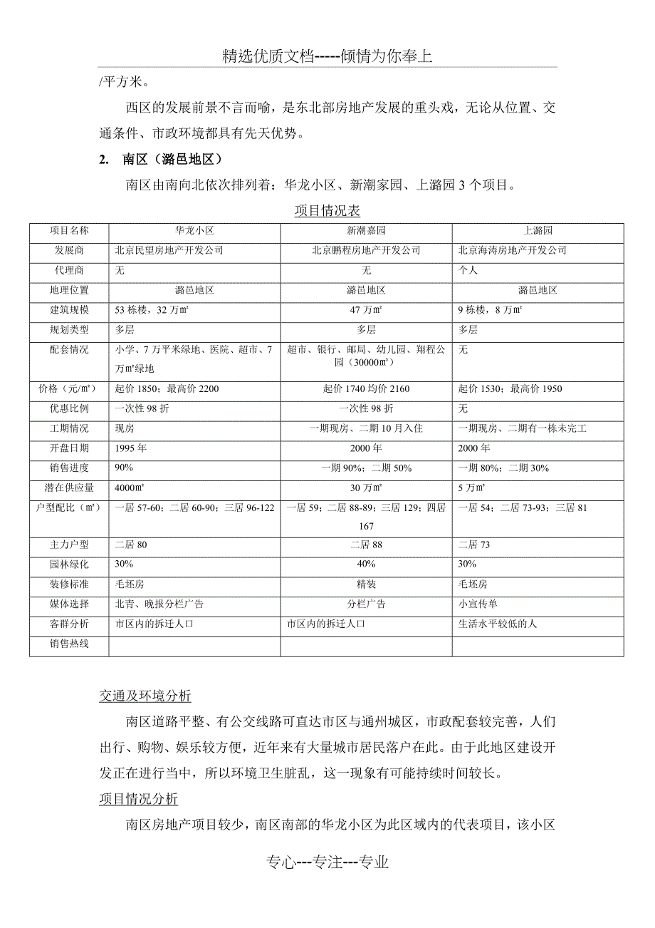 (房地产)通县东北部项目调查报告_第3页