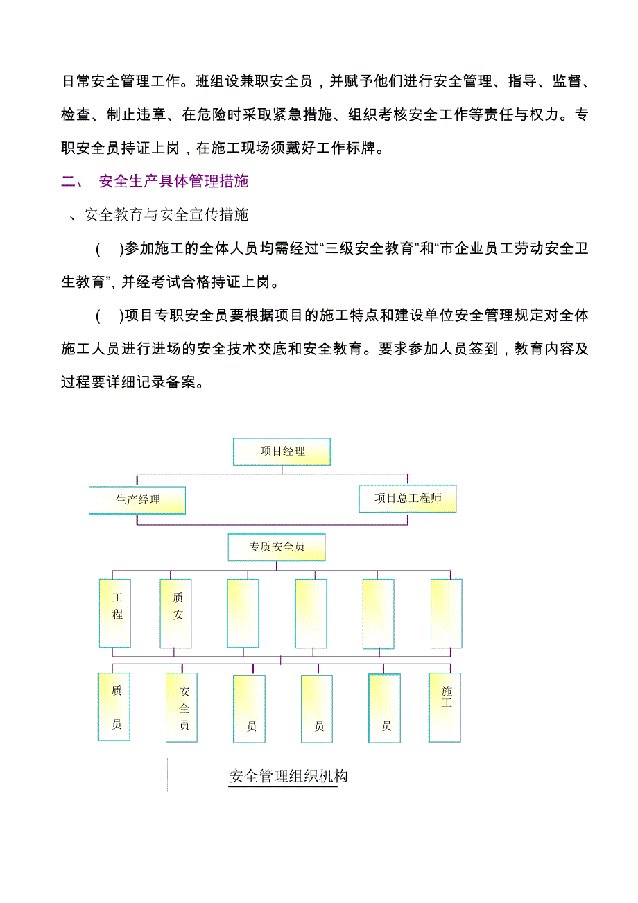 安全生产及质量保证管理措施_第2页