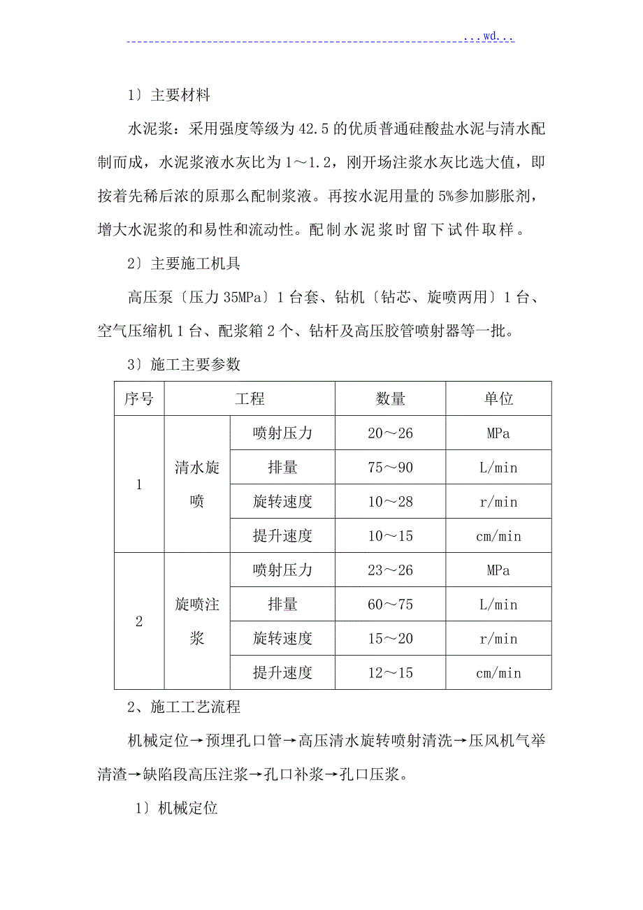 高压注浆施工组织方案_第2页