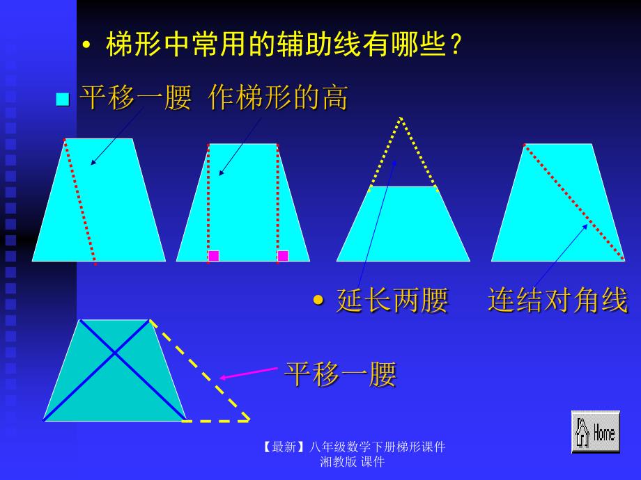 最新八年级数学下册梯形课件湘教版课件_第2页