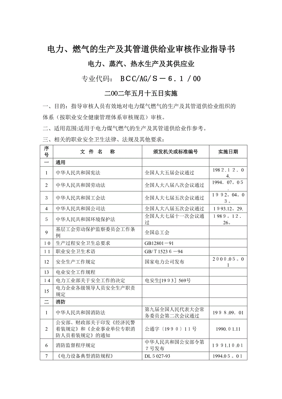 电力蒸汽热水生产及供应业（DOC 17页）_第1页