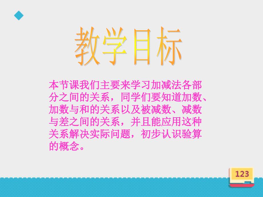 小学数学西师新版四年级上册《加减法的关系》ppt课件_第4页