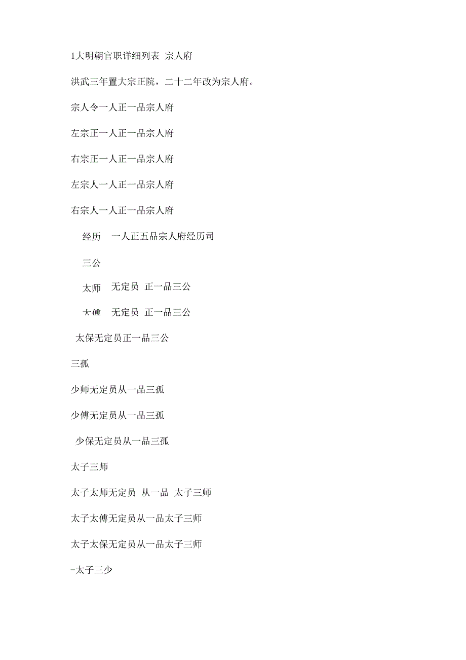 大明朝官职详细列表_第1页