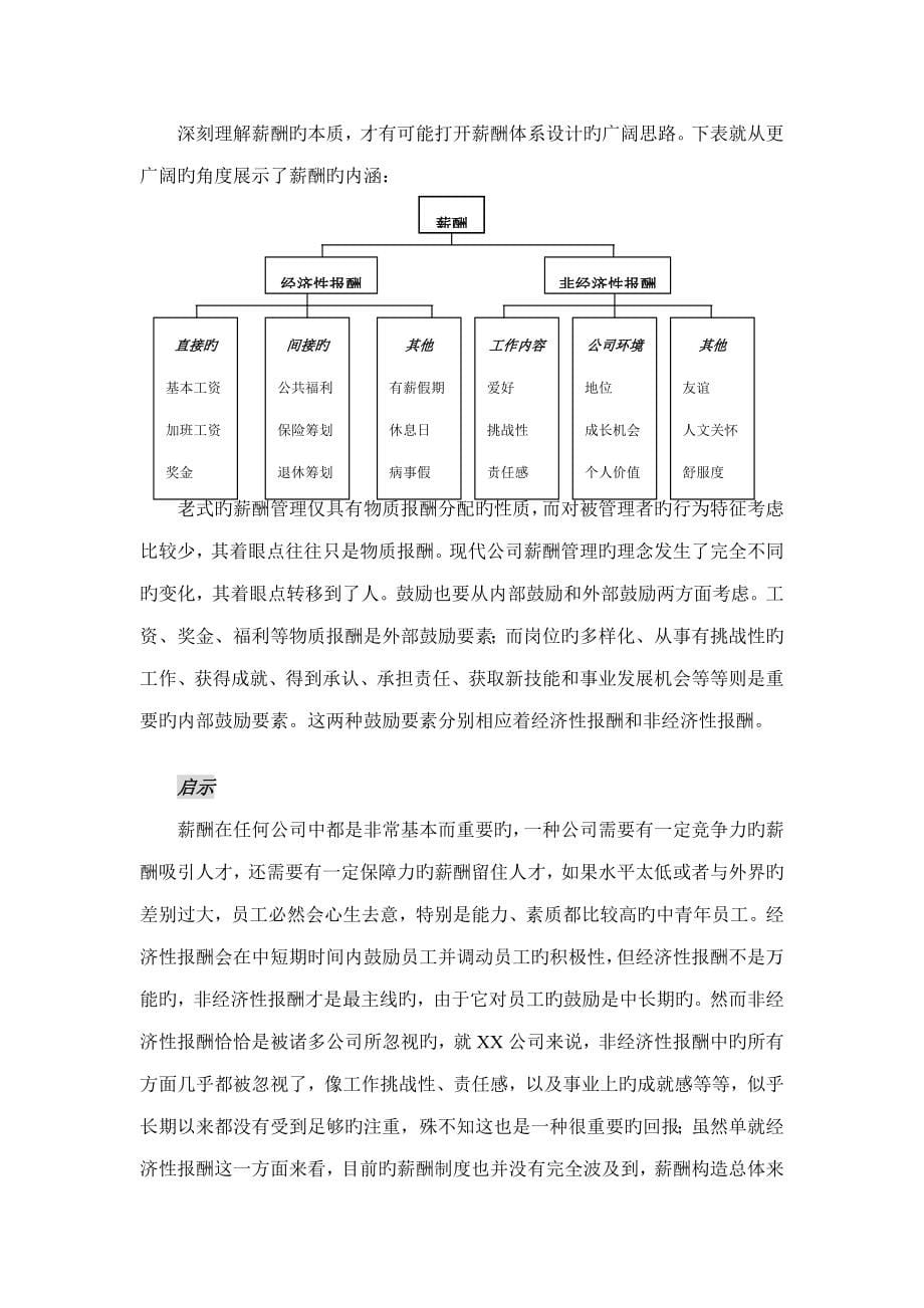 公司薪酬体系设计报告_第5页