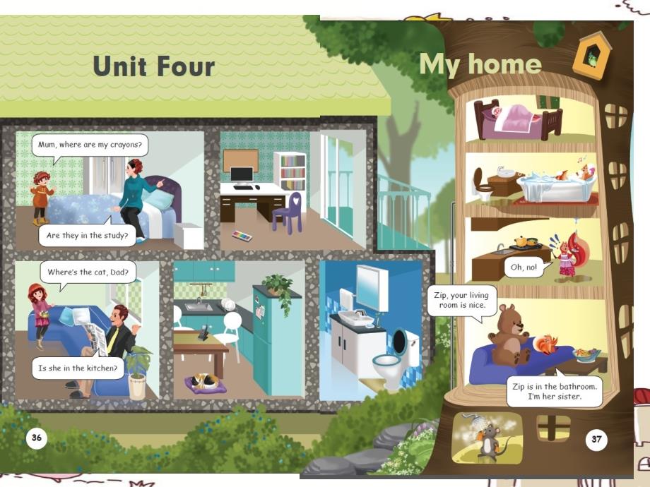 2013新版PEP人教版小学英语四年级上册第四单元Unit4_My_home_课件_第2页