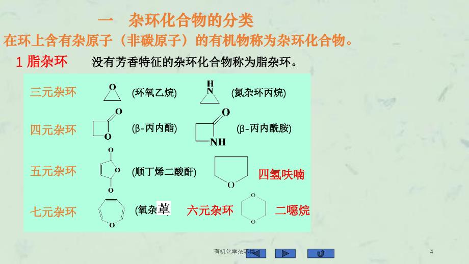 有机化学杂环类课件_第4页