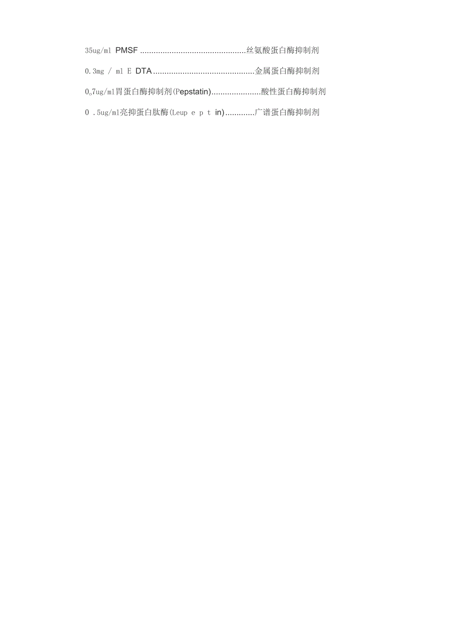 常见蛋白酶抑制剂_第3页
