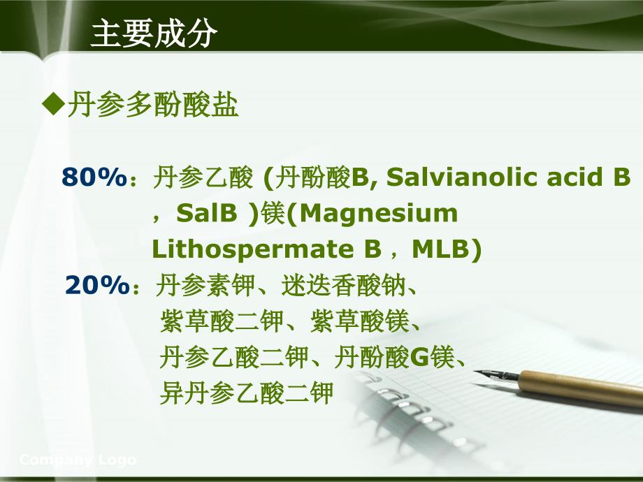 注射用丹参多酚酸盐临床合理应用ppt课件_第3页