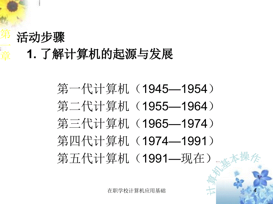 在职学校计算机应用基础课件_第4页