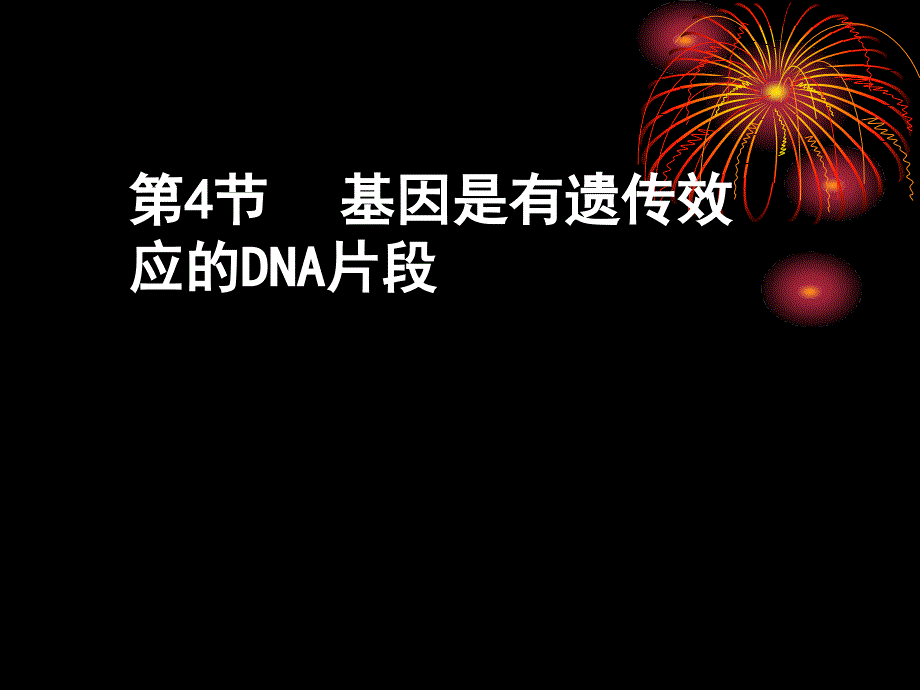 3.4基因是有遗传效应的DNA片段课件5_第1页