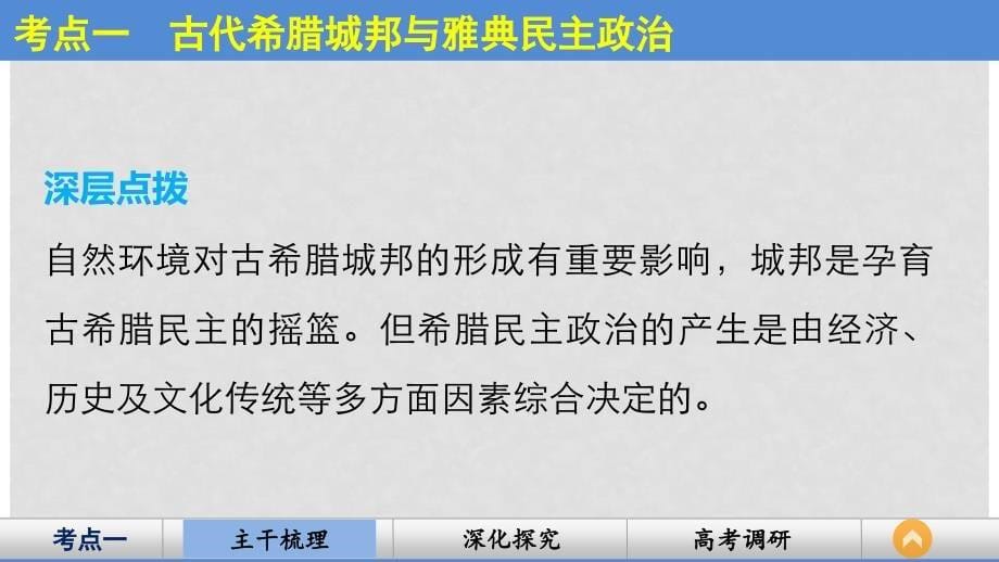 高考历史一轮复习 第二单元 第3讲 古代希腊民主政治和罗马法课件 岳麓版必修1_第5页