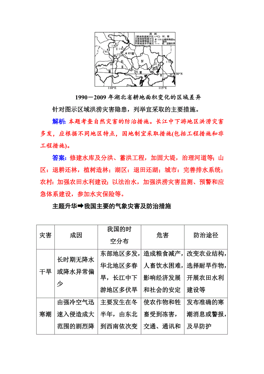 精编中图版地理必修一配套练习：第四章 章末总结提升 Word版含解析_第4页