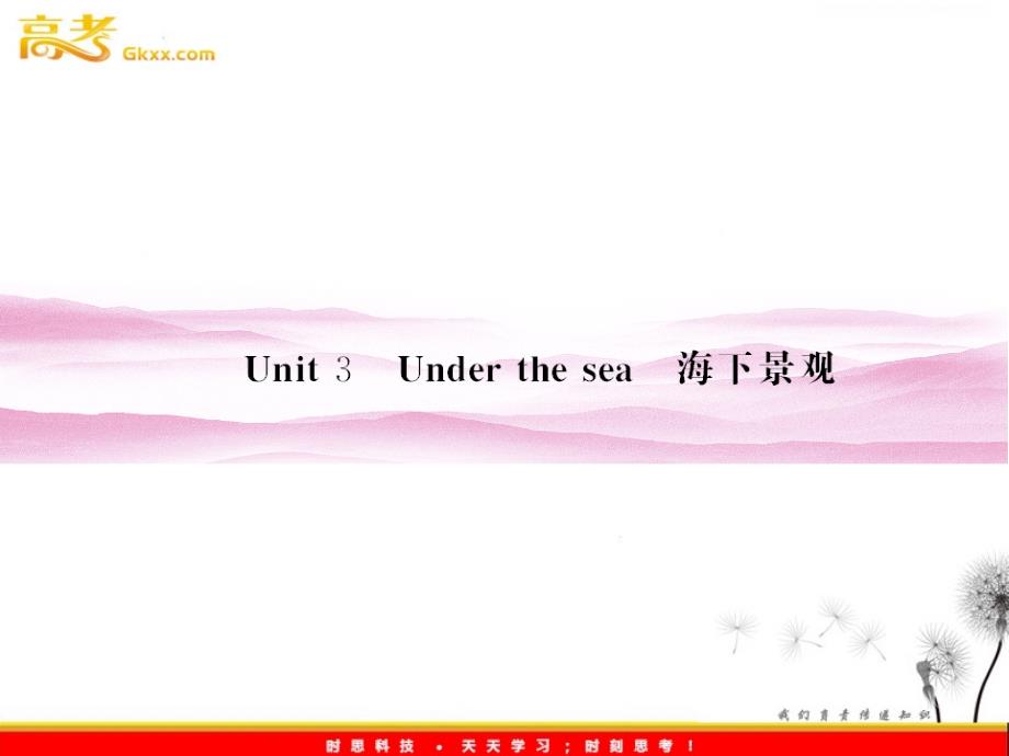 高三英语人教版一轮复习课件（安徽专用）：选修7：Unit 3　Under the sea_第4页