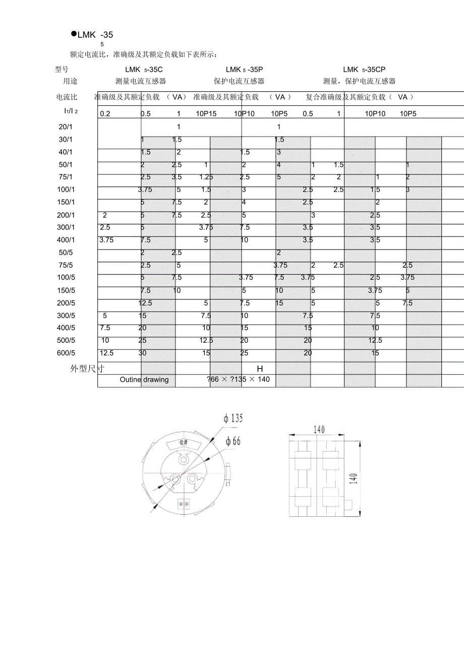 LMK10系列开启式卡式电流互感器_第5页