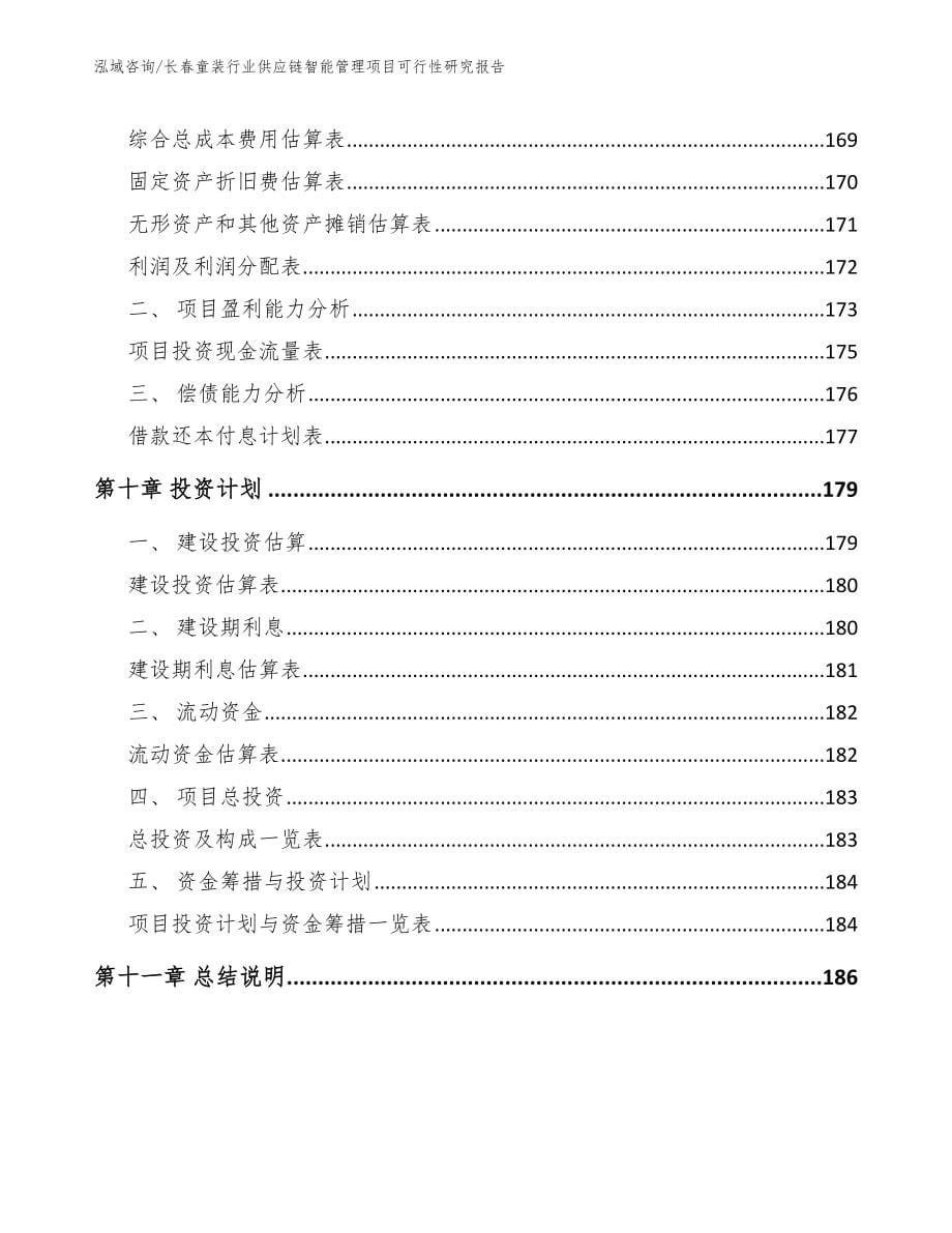 长春童装行业供应链智能管理项目可行性研究报告_第5页