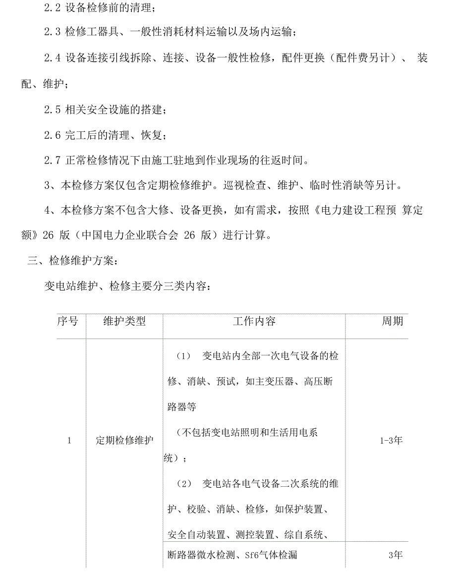 变电设备检修方案_第2页