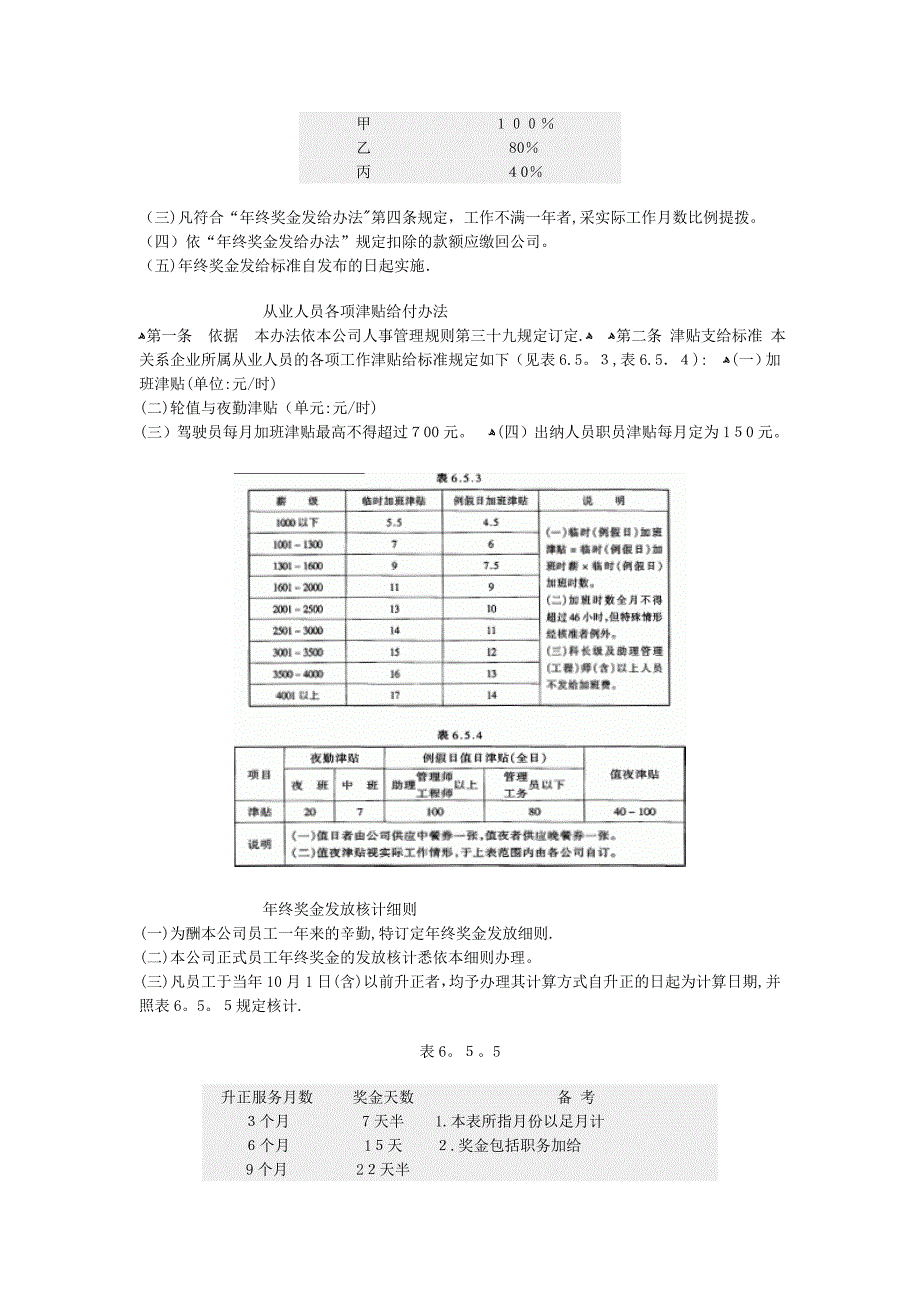 成功企业奖金管理制度_第3页