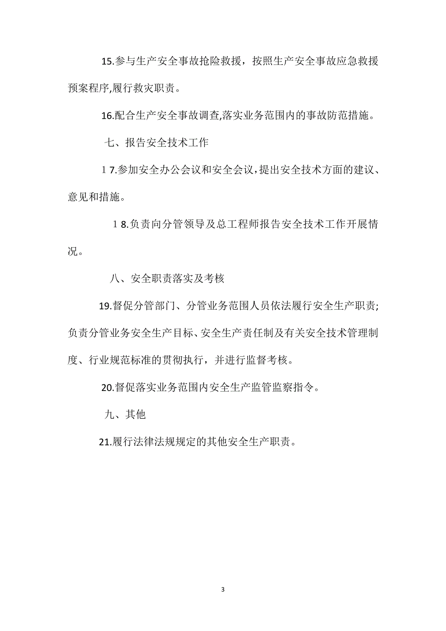 副总工程师安全安全生产责任制_第3页