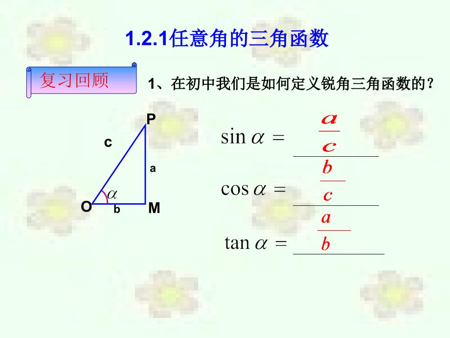 121任意角的三角函数_第2页