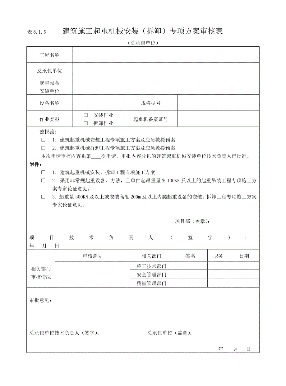 起重设备各类检查表格_第4页