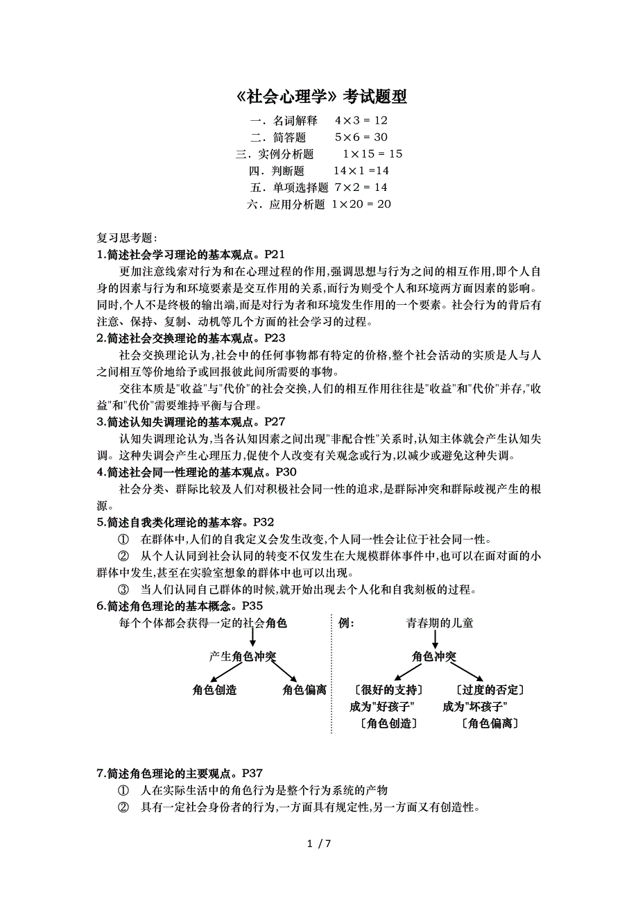 社会心理学复习资料全_第1页