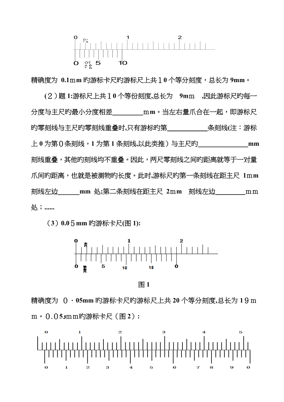 游标卡尺和螺旋测微器的原理和使用_第2页