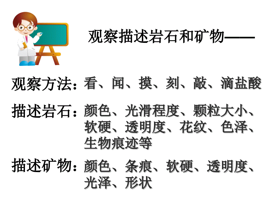 教科版四年级科学下册面对几种不知名的矿物_第2页