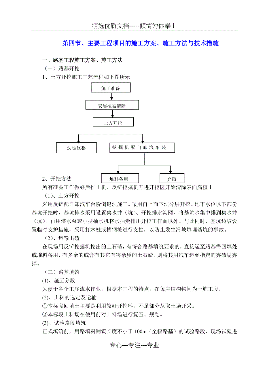 主要工程项目的施工方案、施工方法与技术措施_第1页