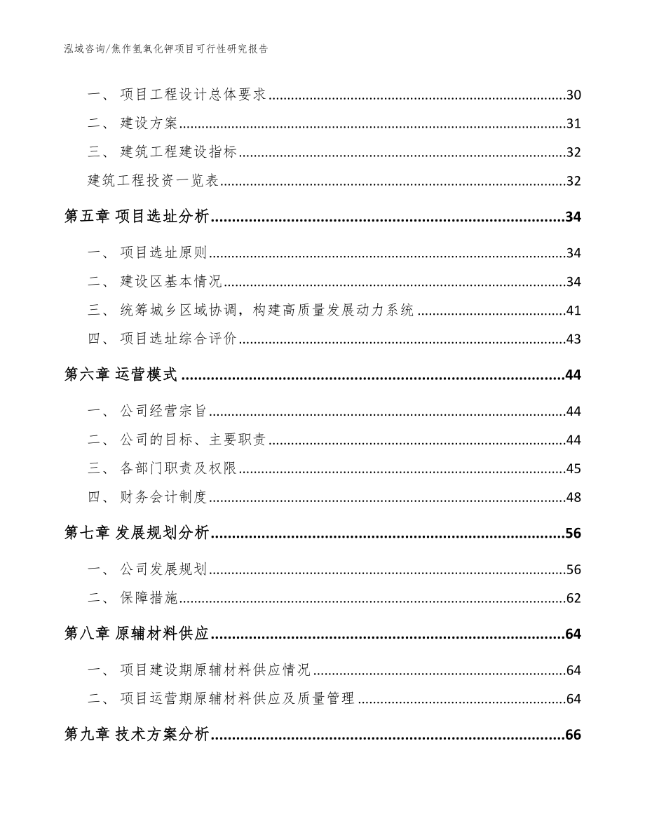 焦作氢氧化钾项目可行性研究报告【范文模板】_第2页