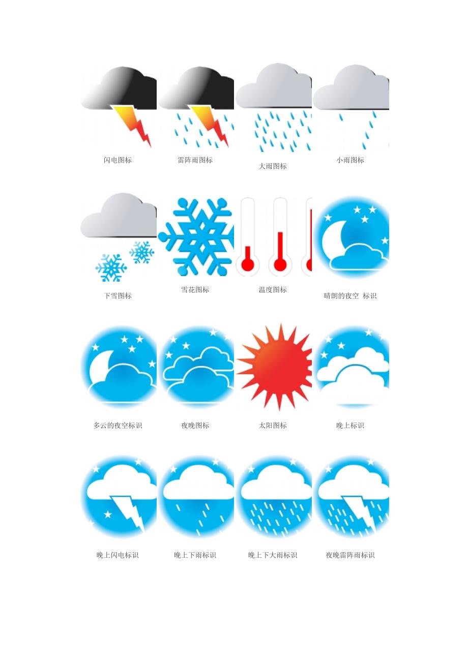 天气预报图标.doc_第1页