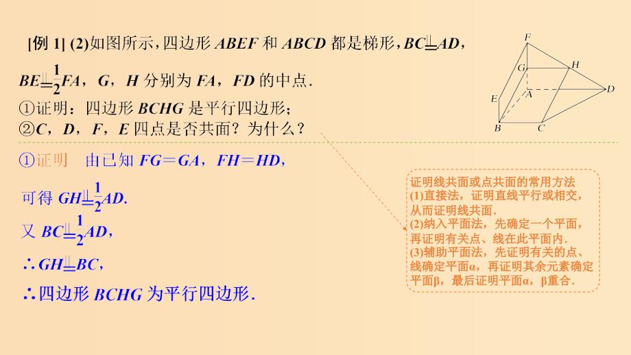 2019版高考数学大一轮复习 第八章 立体几何初步 第3课时 空间点、直线、平面之间的位置关系课件 北师大版.ppt_第4页