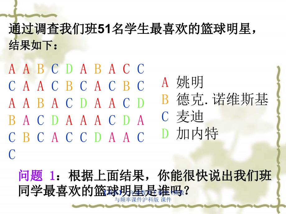 最新七年级数学下册11.1频数与频率课件沪科版课件_第3页