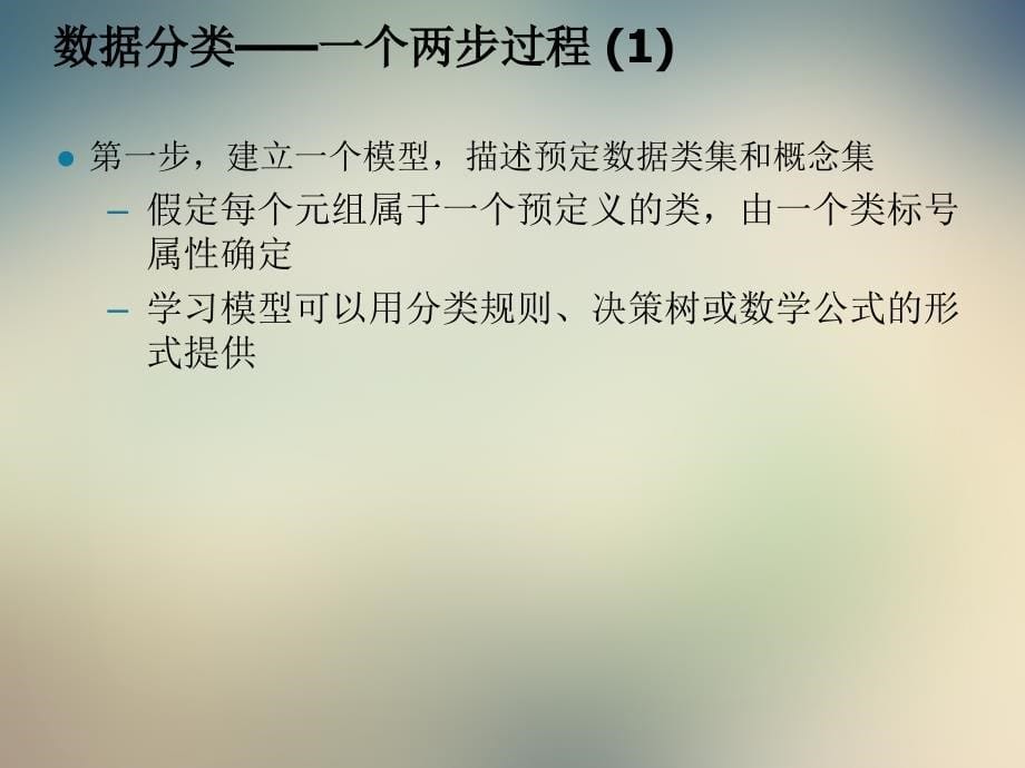 第4章分类基本概念决策树与模型评估课件_第5页