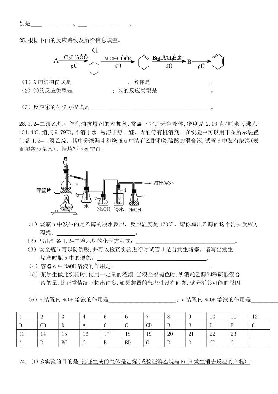 2023年高中化学卤代烃知识点精选_第5页