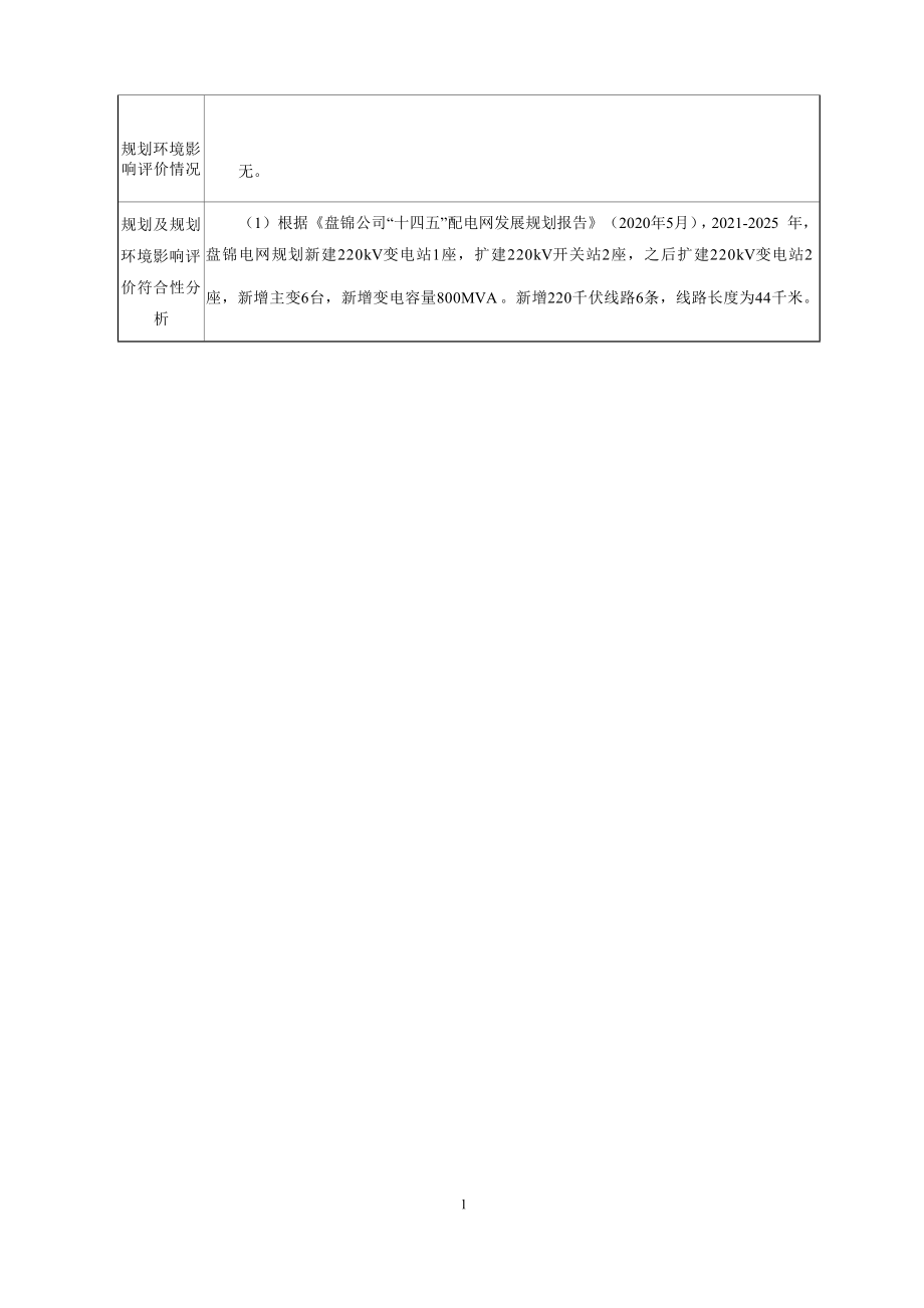 盘锦边北220千伏变电站1号主变扩建工程环评报告.docx_第5页