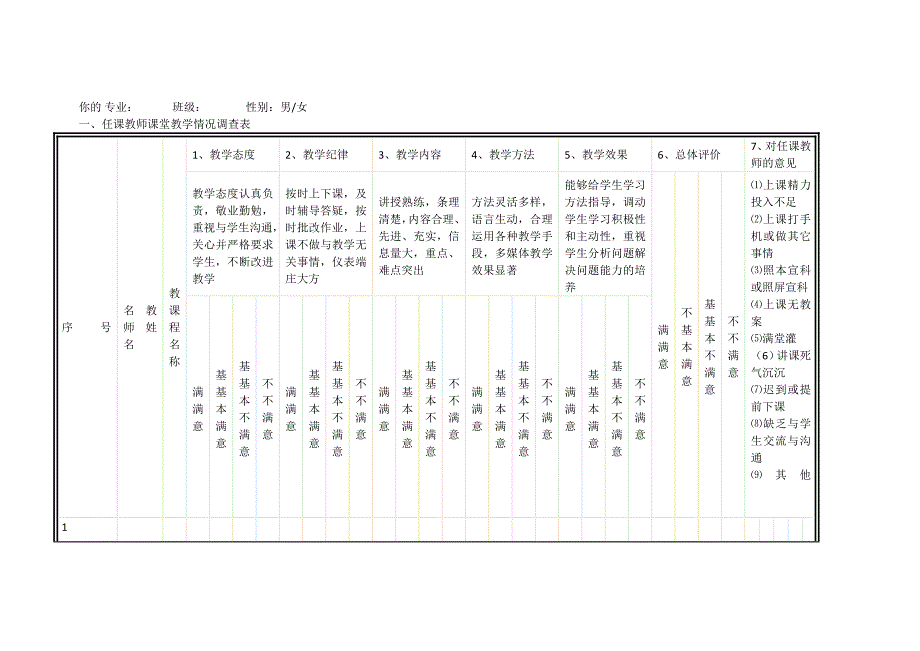 课堂教学问卷表 (2)_第4页