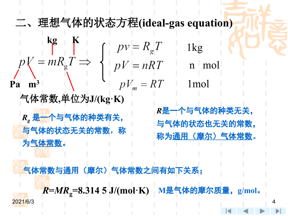 工程热力学气体和蒸汽的性质PPT优秀课件_第4页