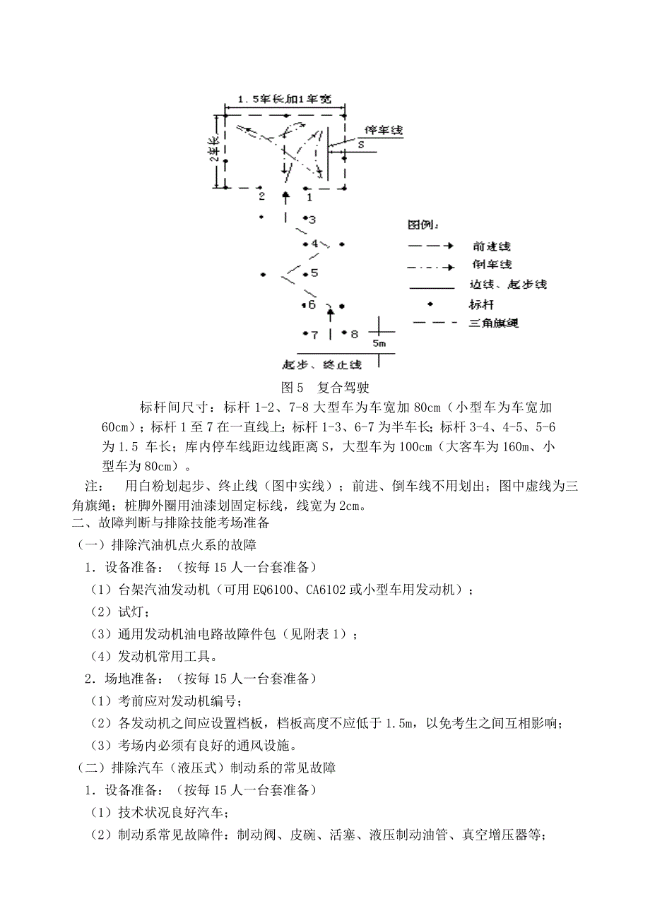 中级汽车驾驶员技能试题_第3页