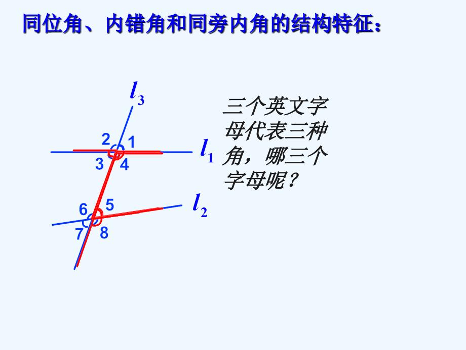 七年级数学下册513同位角内错角同旁内角课件人教新课标版_第3页