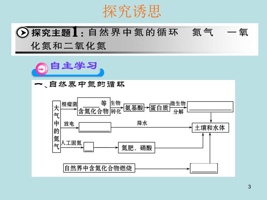 自然界中氮的循环氮气一氧化氮和二氧化氮_第3页